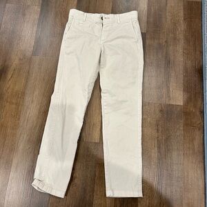 Kids Classic Straight Chino Pants in Light Beige